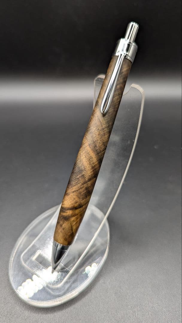 444サイアミーズローズウッド　シアメース　マイクロカーリー　木軸シャーペン