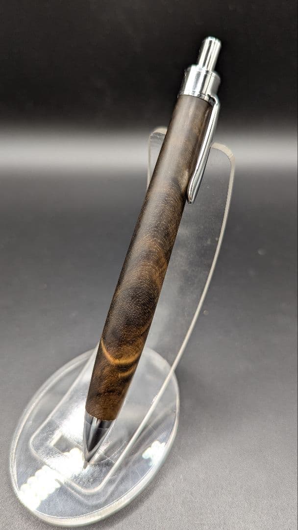 444サイアミーズローズウッド　シアメース　マイクロカーリー　木軸シャーペン