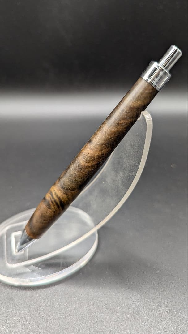 444サイアミーズローズウッド　シアメース　マイクロカーリー　木軸シャーペン