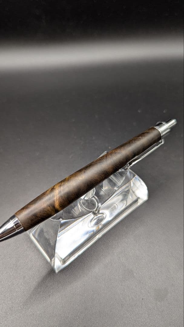 444サイアミーズローズウッド　シアメース　マイクロカーリー　木軸シャーペン