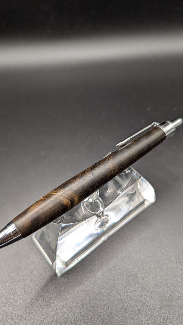 444サイアミーズローズウッド　シアメース　マイクロカーリー　木軸シャーペン