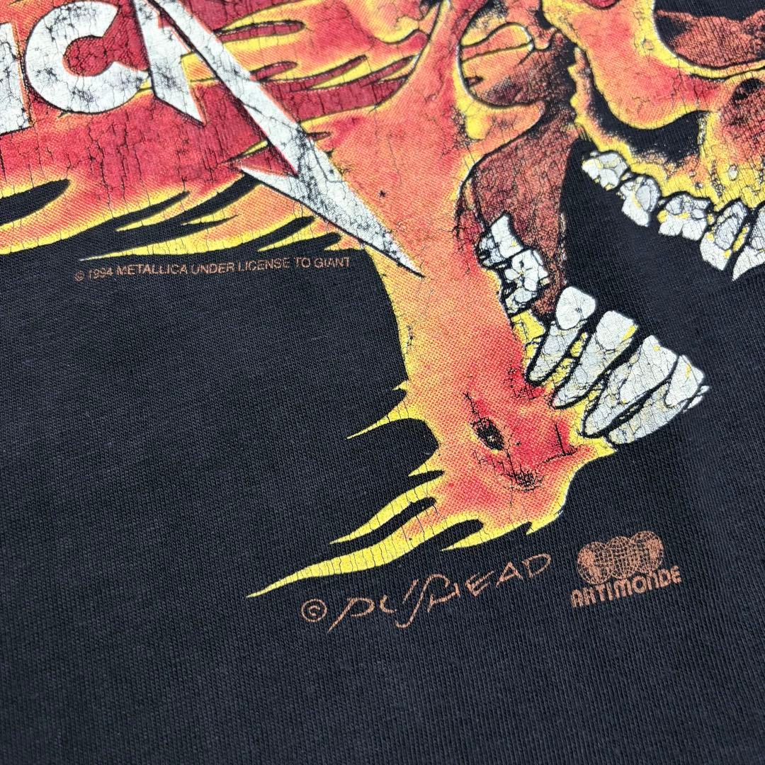 LLICA メタリカ Tシャツ XL 当時物 Pushead パスヘッド