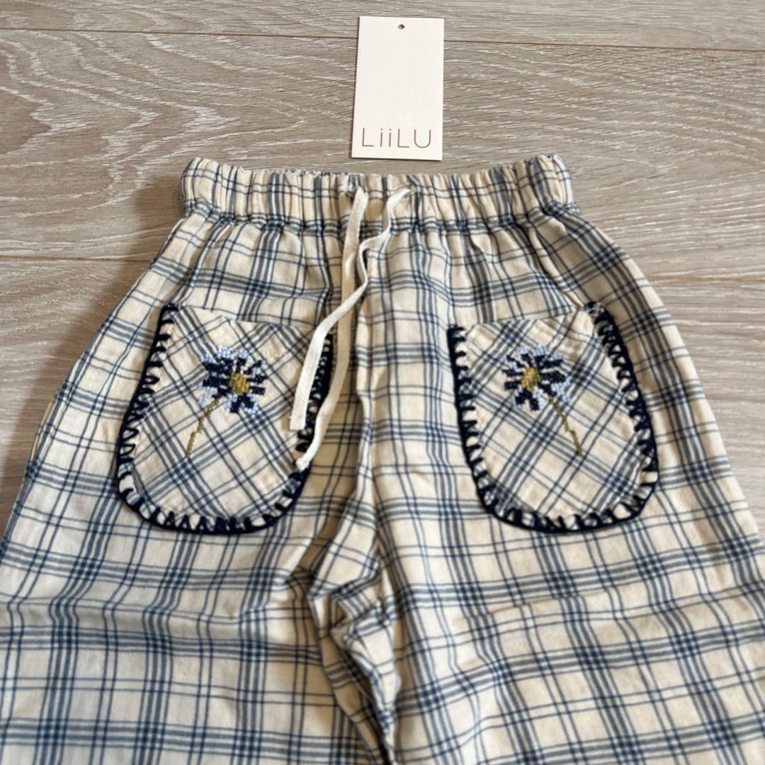LiiLU Lilo Pants チェックロングパンツ 4y