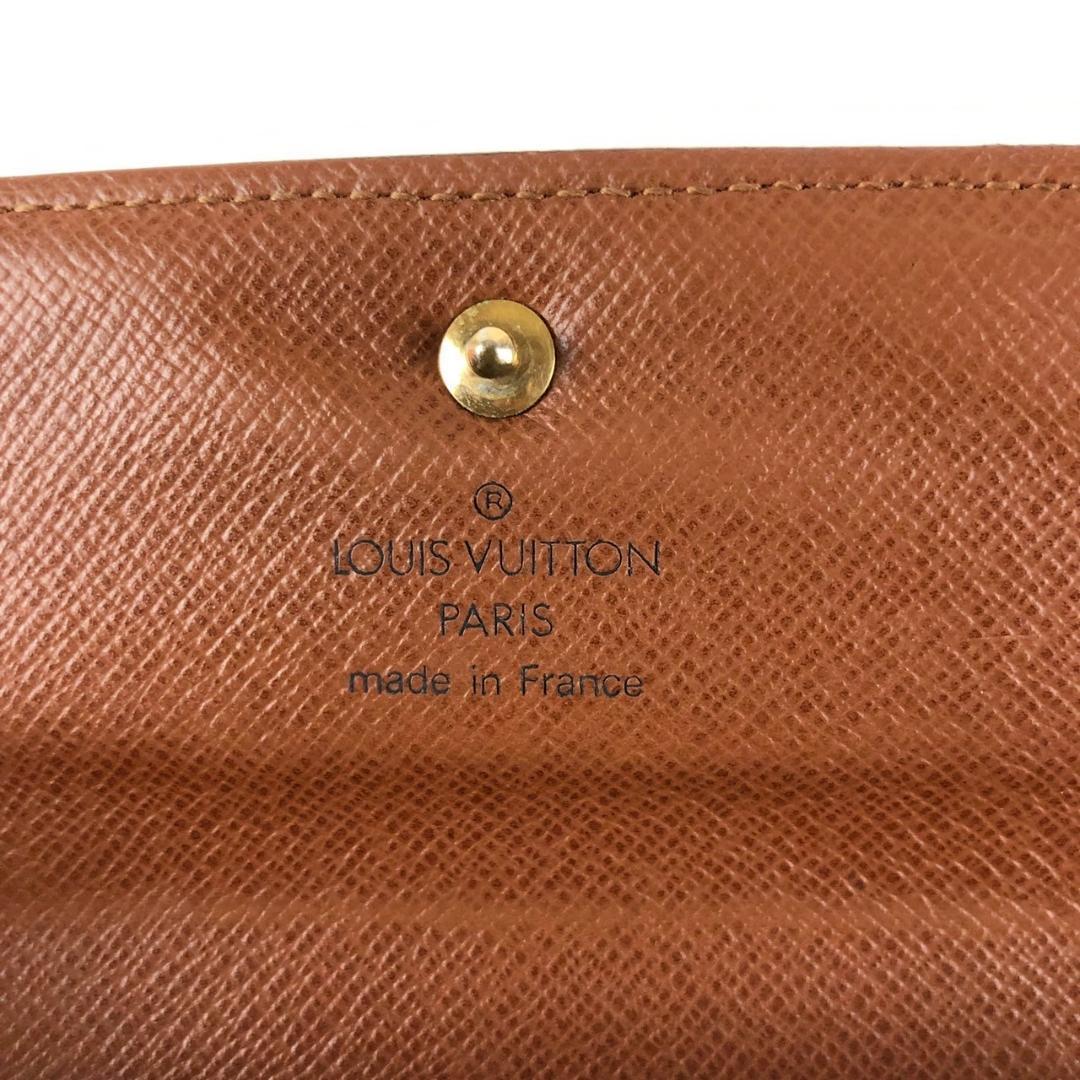 LOUIS VUITTON ルイヴィトン エテュイパピエ モノグラム 三つ折り財