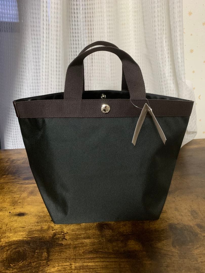 み*ほ様 新品エルベシャプリエ 707c ブラック舟形 トートバッグ M