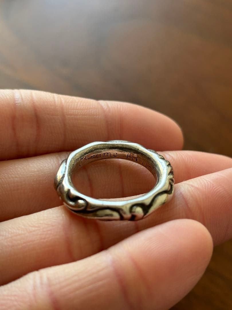 Chrome hearts スクロールバンド　リング