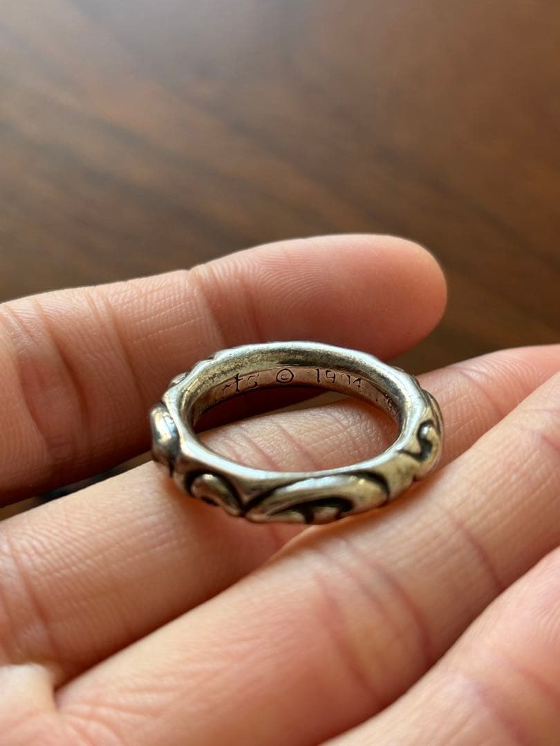 Chrome hearts スクロールバンド　リング