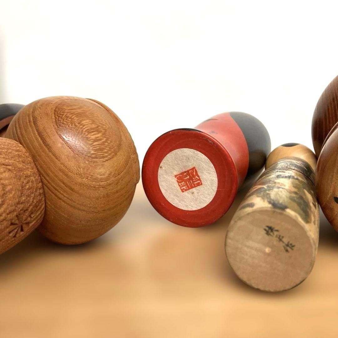 J*h様 創作こけし　豊楽　正楽　卯三郎　快平　まさし作　等