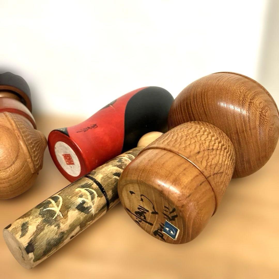 J*h様 創作こけし　豊楽　正楽　卯三郎　快平　まさし作　等