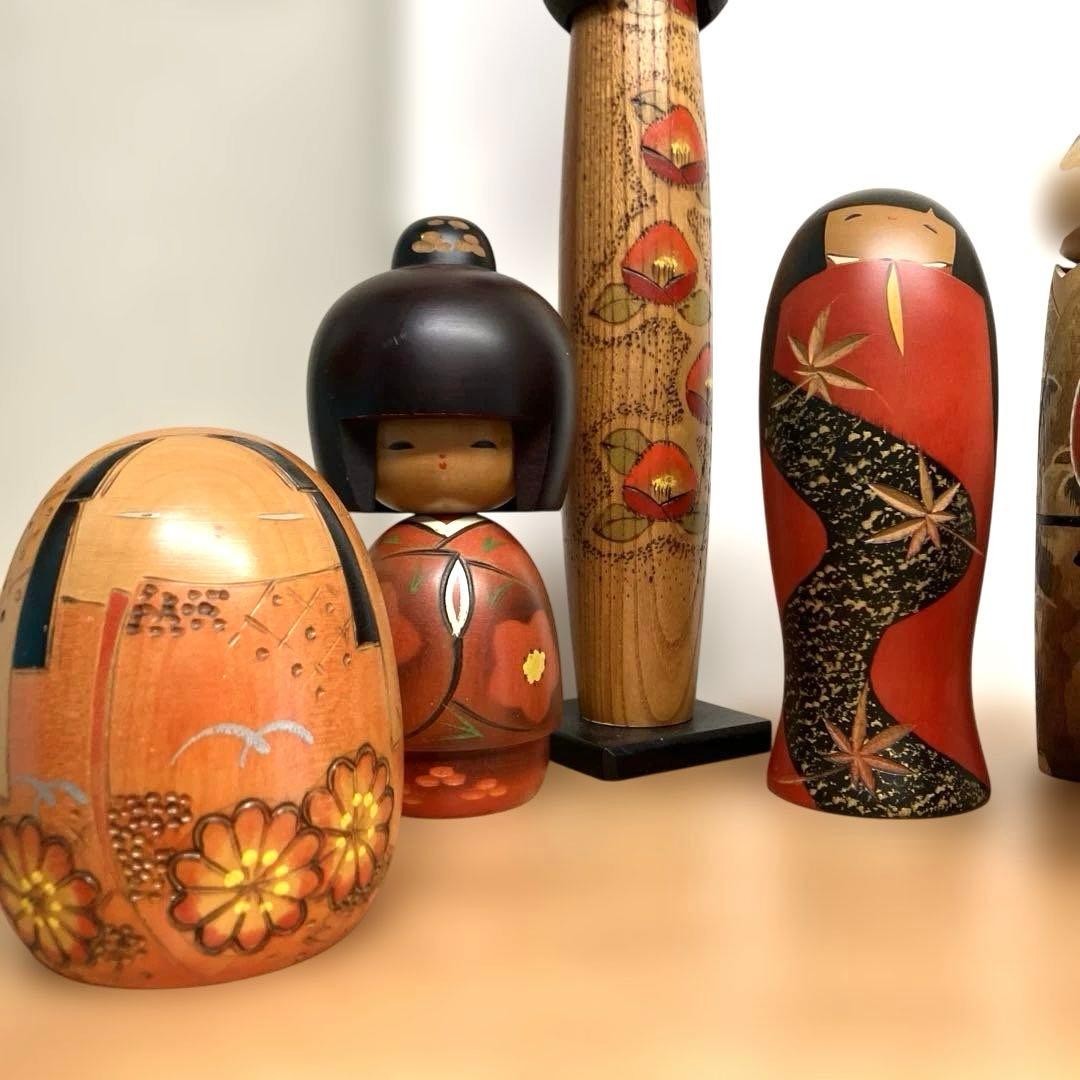 J*h様 創作こけし　豊楽　正楽　卯三郎　快平　まさし作　等