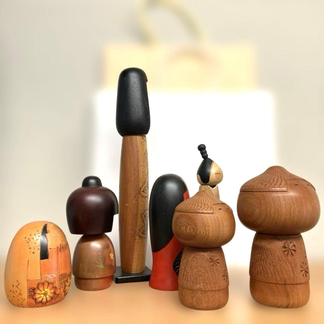 J*h様 創作こけし　豊楽　正楽　卯三郎　快平　まさし作　等