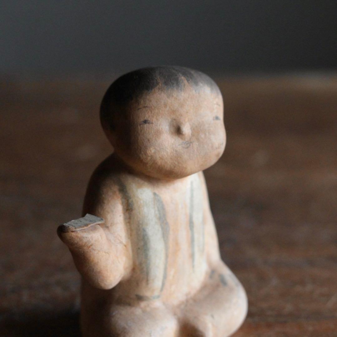 みよろ人形 「水辺興談」戦後複製品 三四郎人形 郷土人形 古道具 アンティーク