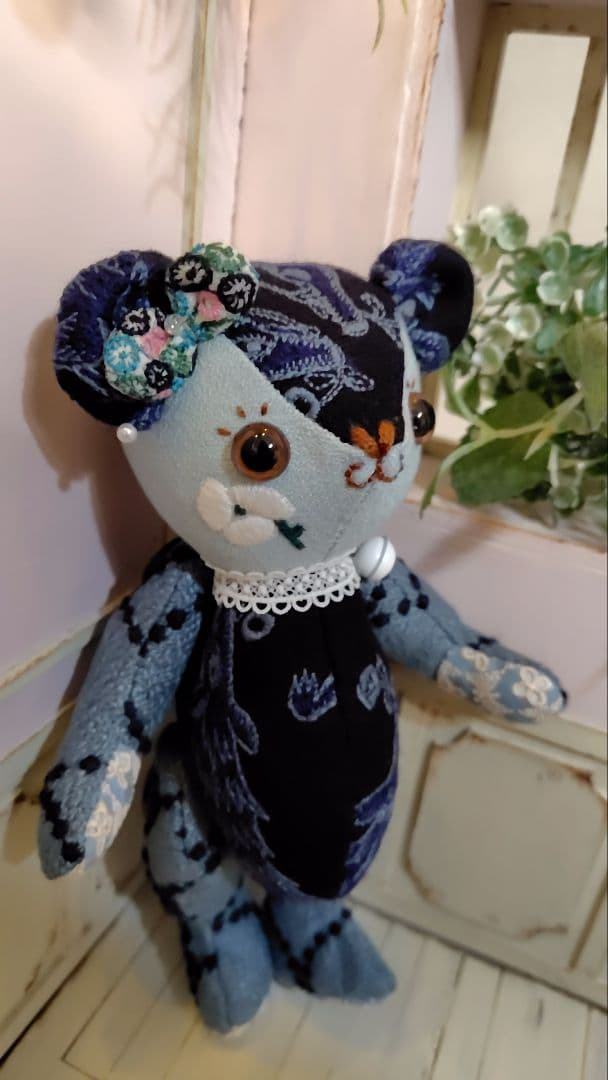 梅*様 【オークションです】ミナペルホネン＊ハンドメイド＊ぬいぐるみ＊テディベア