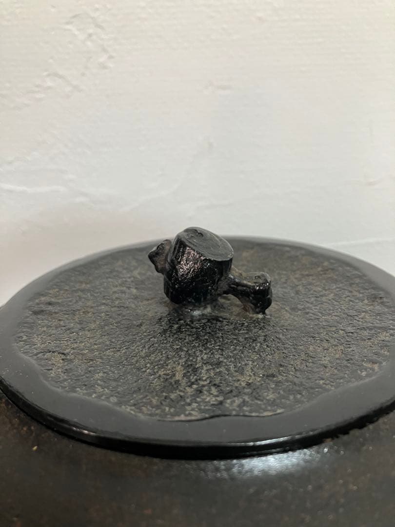 南部鉄瓶　竹図　鉄瓶