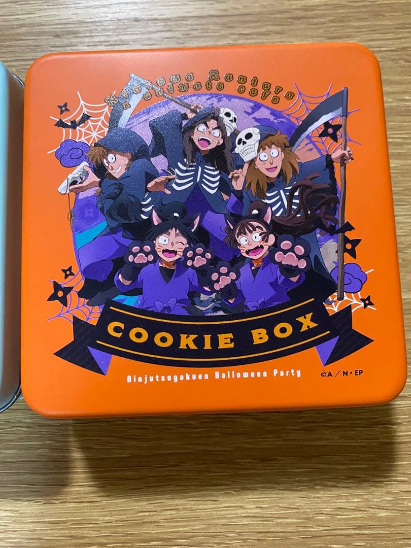忍たま乱太郎 久々知兵助 尾浜勘右衛門 等 ハロウィン 梅雨の日 クッキー缶