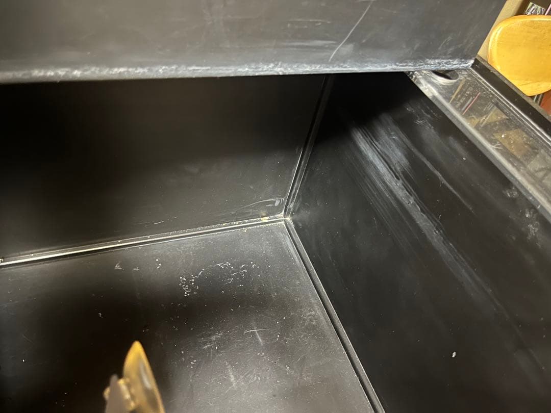 アクリル水槽 1200 4面黒・上部濾過・コーナーカバー・蓋！