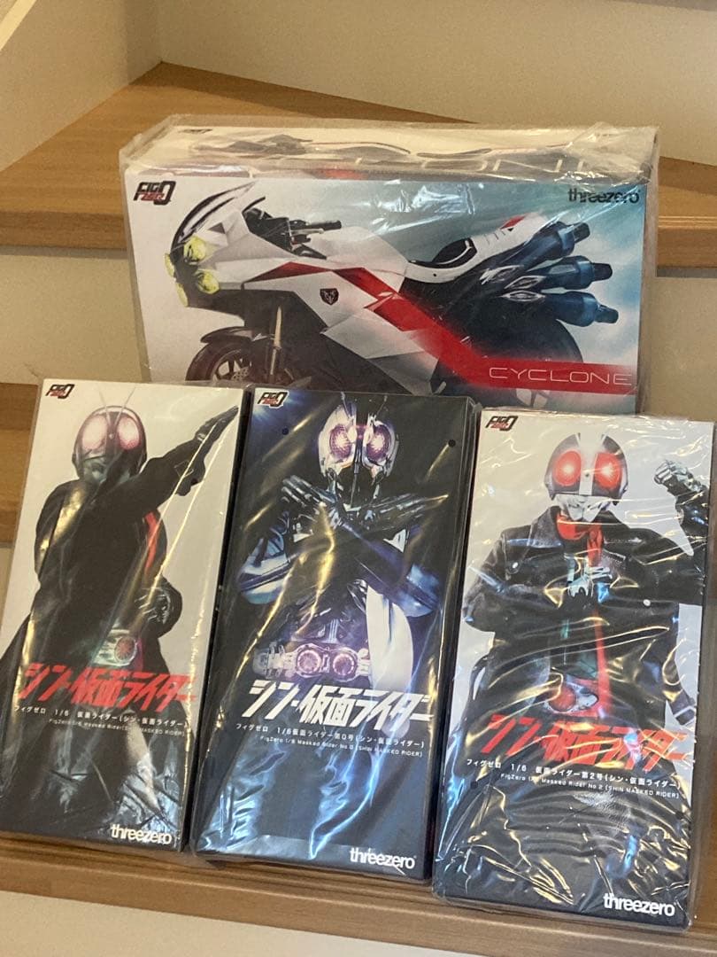 フィグゼロ 1/6仮面ライダー＋第2号＋第0号＋仮面ライダー用変形サイクロン号