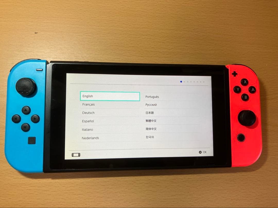 Nintendo Switch ネオンブルー/ネオンレッド SDカード付き