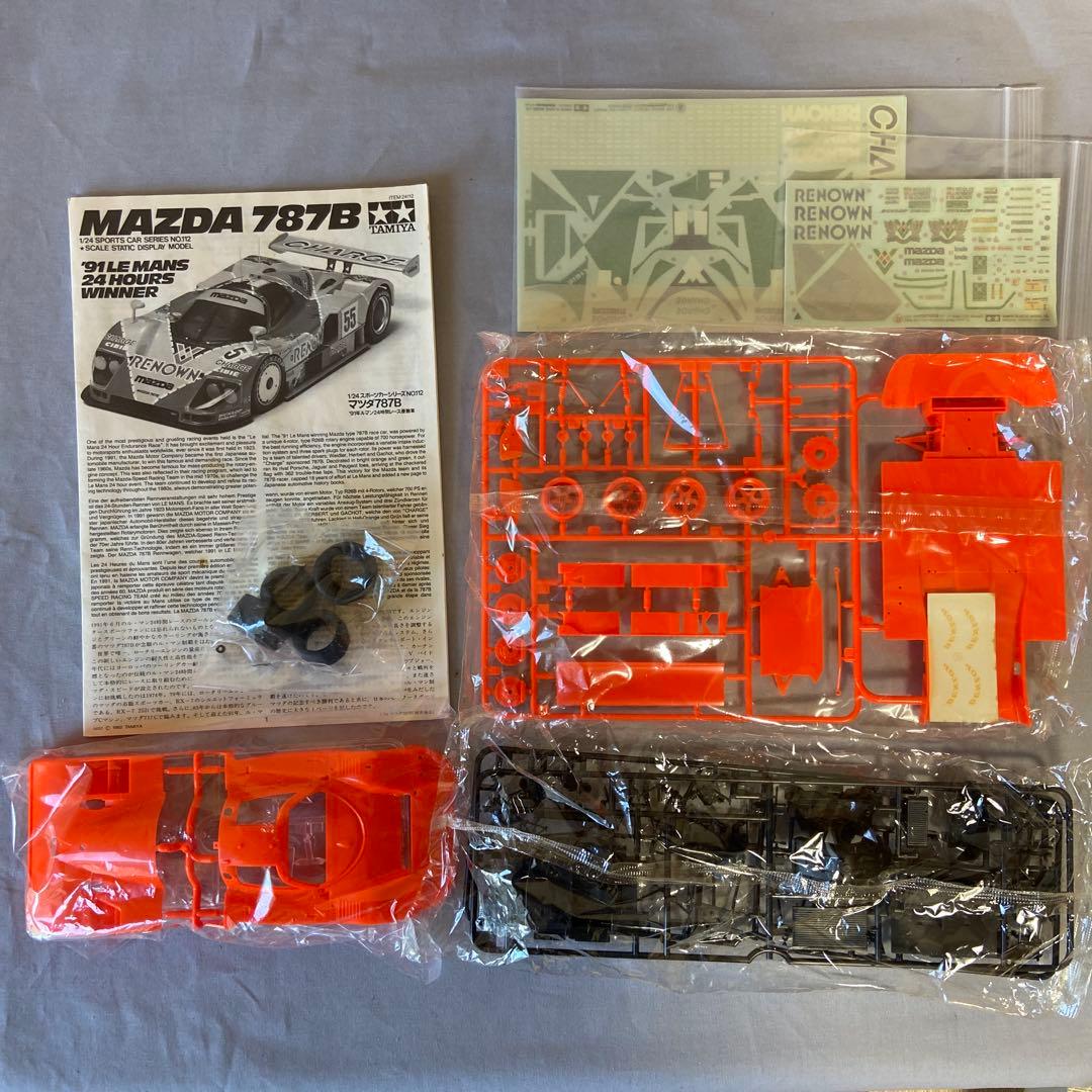 【絶版】タミヤ 1/24マツダ787B STUDIO27デカール付き