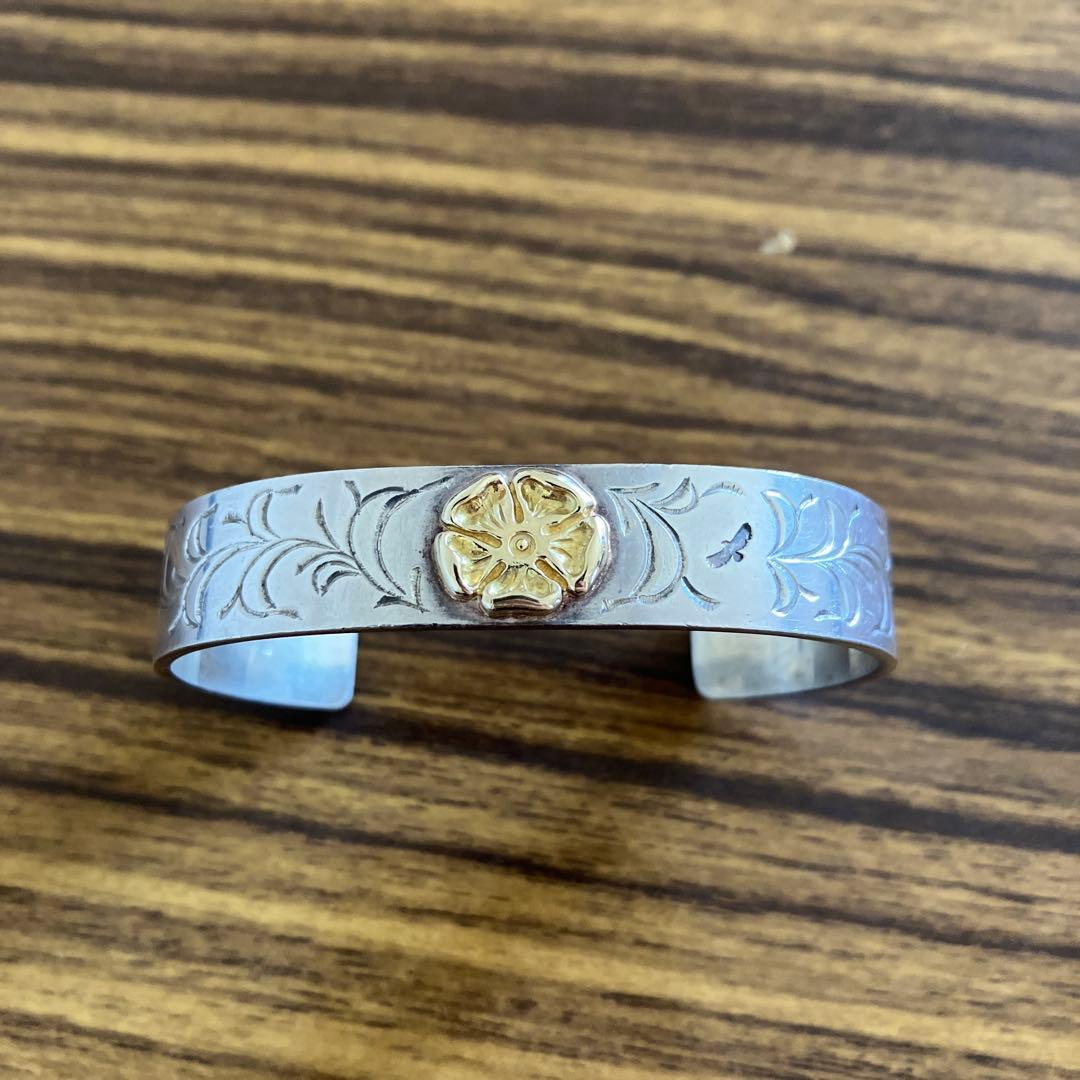 TADY&KING 平打ちバングルGPローズアラベスク　サイズS