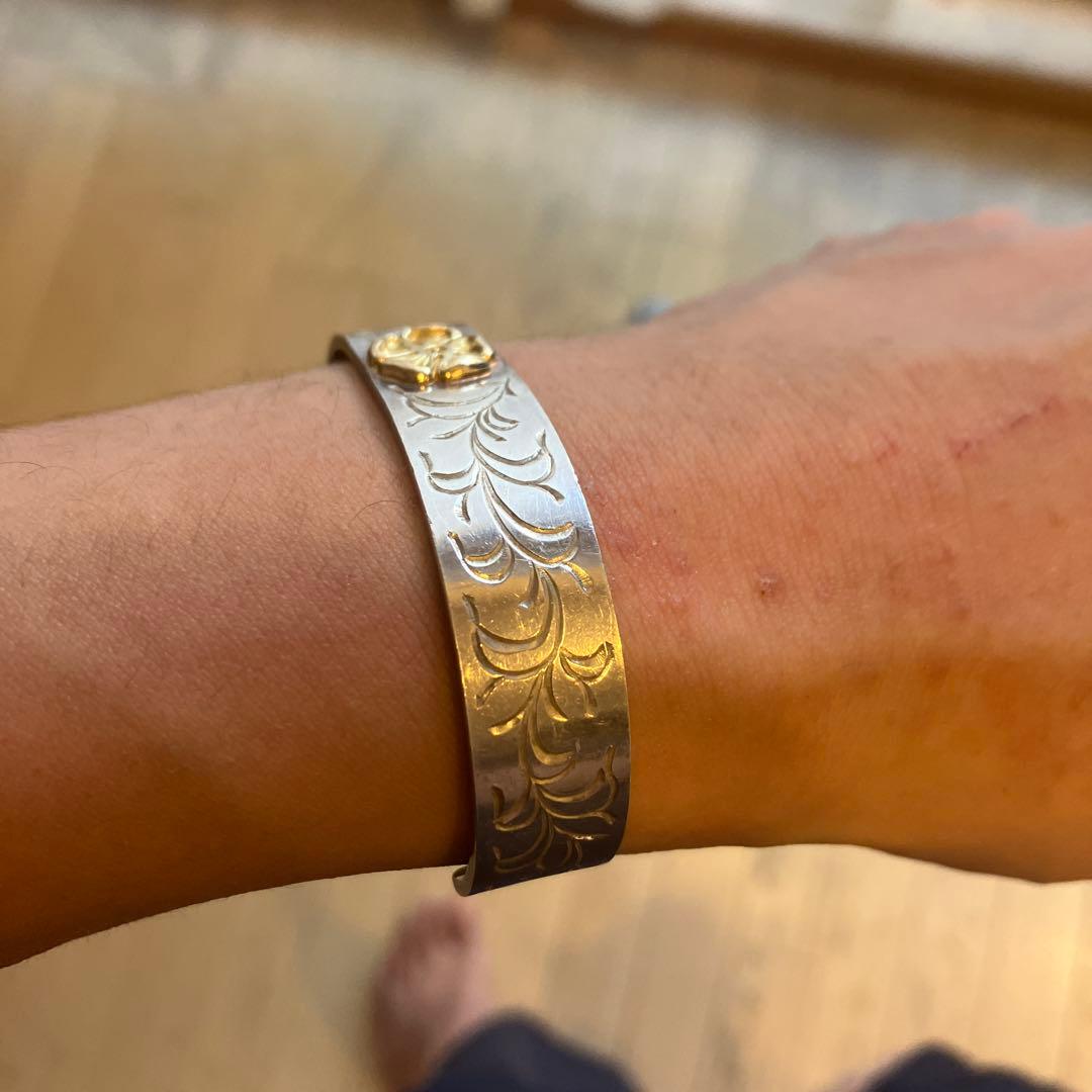 TADY&KING 平打ちバングルGPローズアラベスク　サイズS