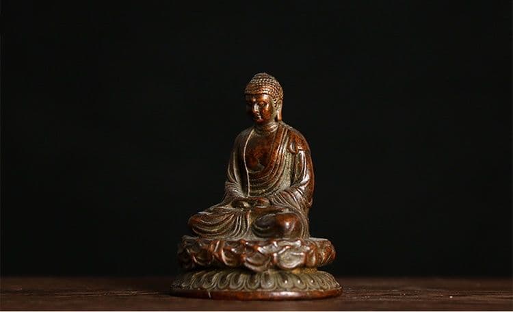 仏教美術 仏像 釈迦仏像 小仏像 銅製 銅器