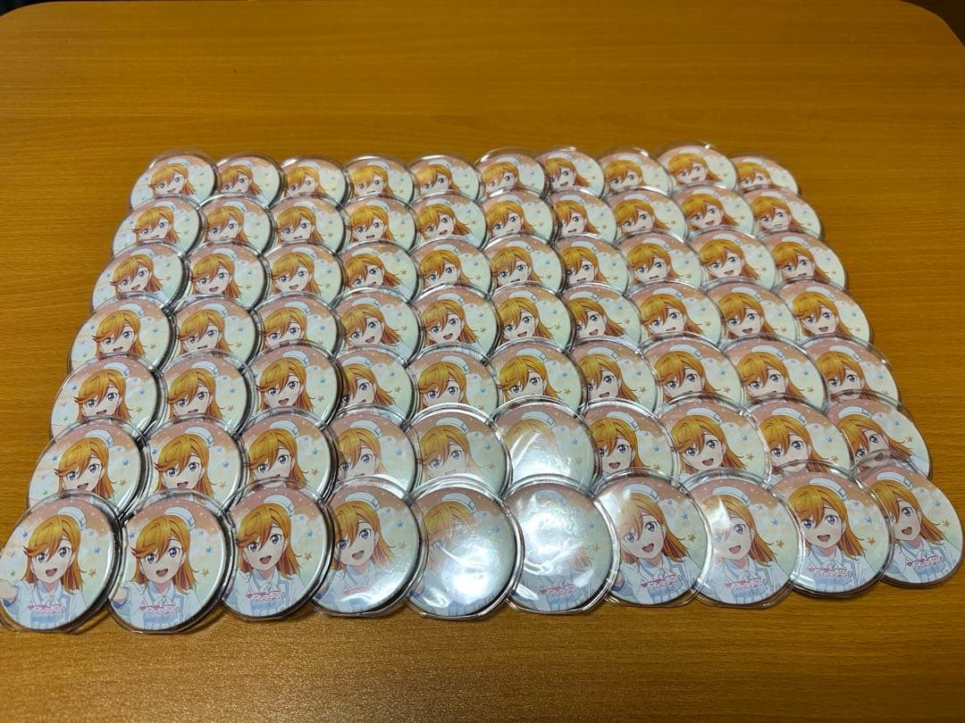 澁谷かのん痛バッグラブライブスーパースターA3サイズ2ndLIVE缶バッジ70個