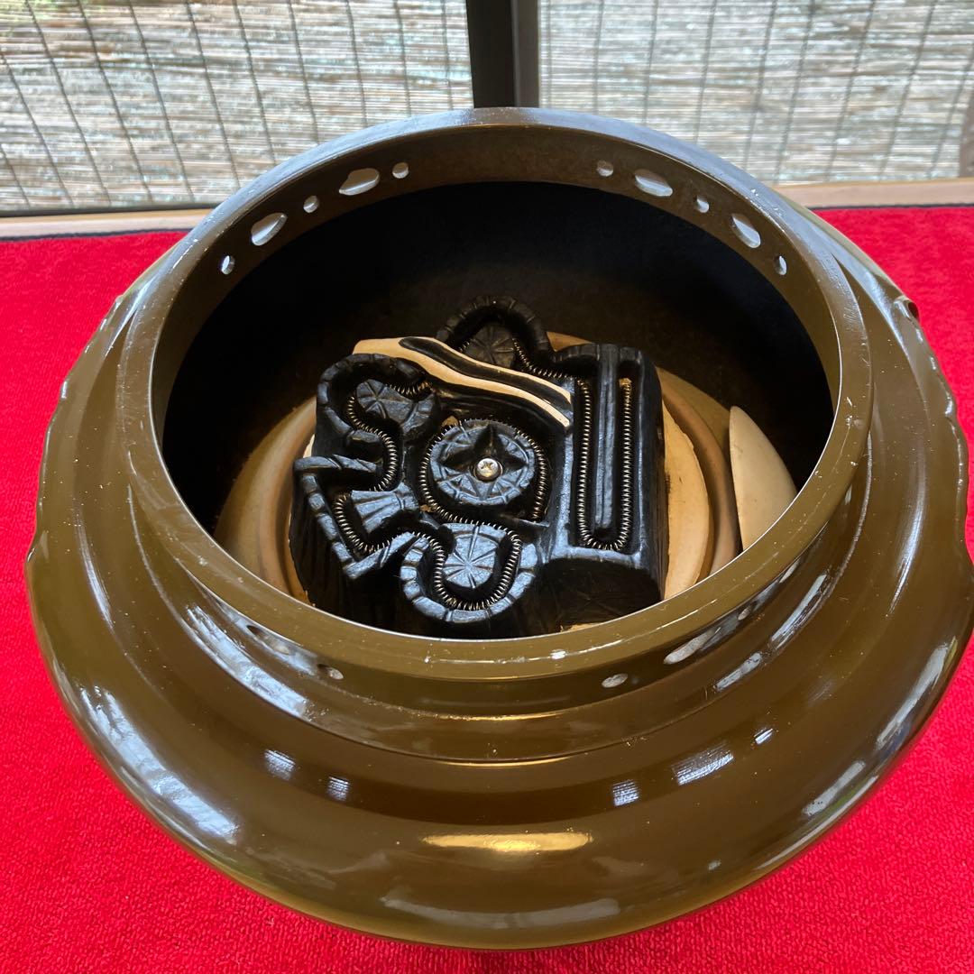 【美品】茶釜　風炉型電熱器　野々田商店　茶道具 お点前道具