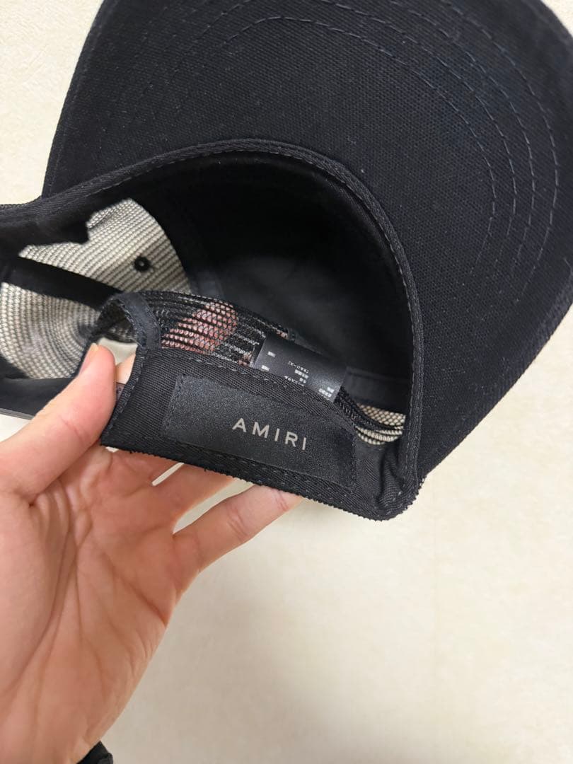 【確実正規品】AMIRI メッシュキャップ 本日発送可