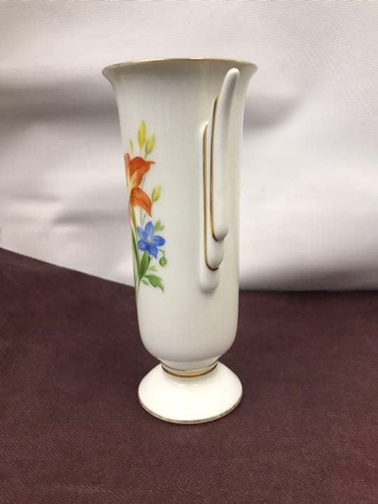 オールドノリタケ M JAPAN ハンドペイント 花瓶　花器
