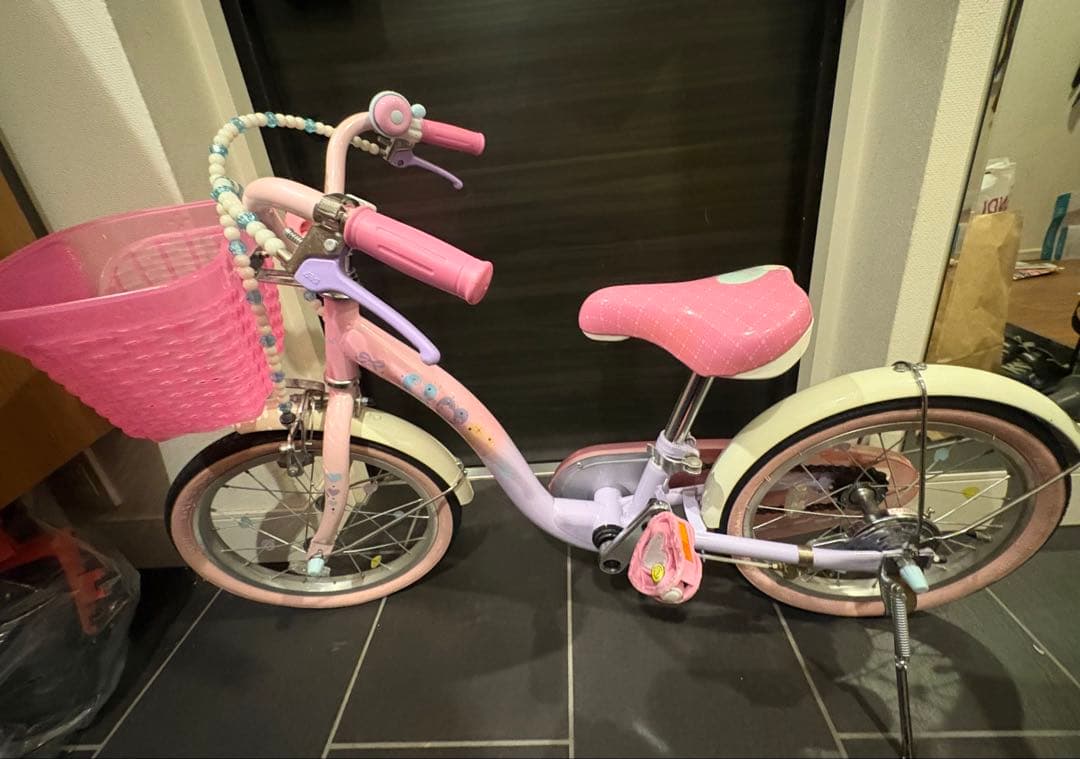 【直接お渡し限定価格】幼児用自転車 プリンセス　ゆめかわ　16インチ