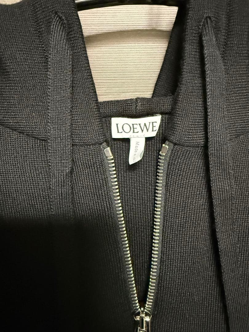 LOEWE ジップアップ フーディー（ウール）
