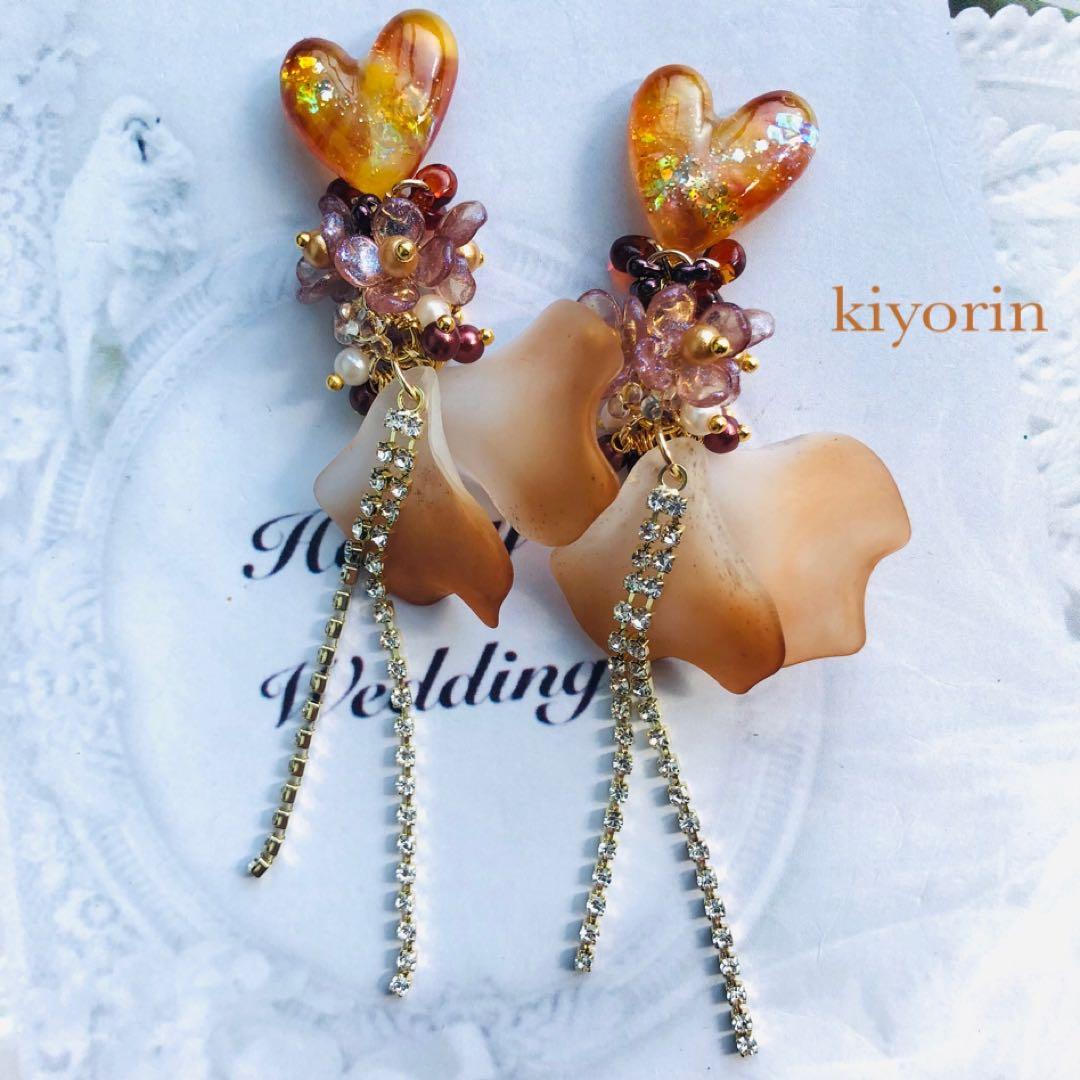 1510 ダークフェアリー　2way ハンドメイド　イヤリング