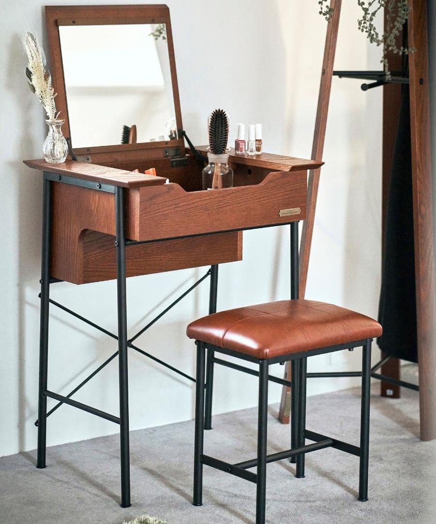 ぽよ niko and... ドレッサー スツール付き