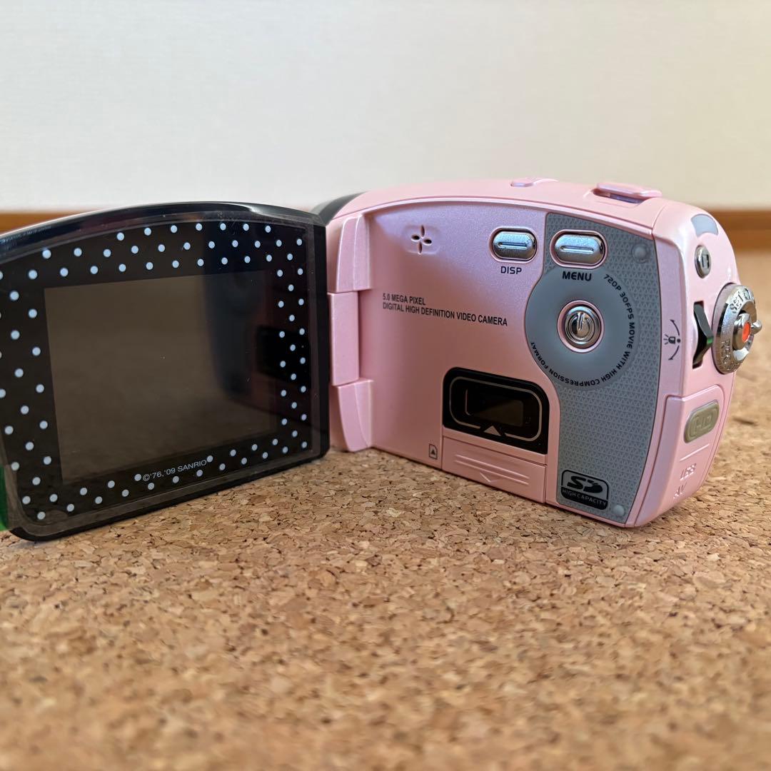 【良品】Hello Kitty ハローキティ HDビデオカメラ 本体のみ