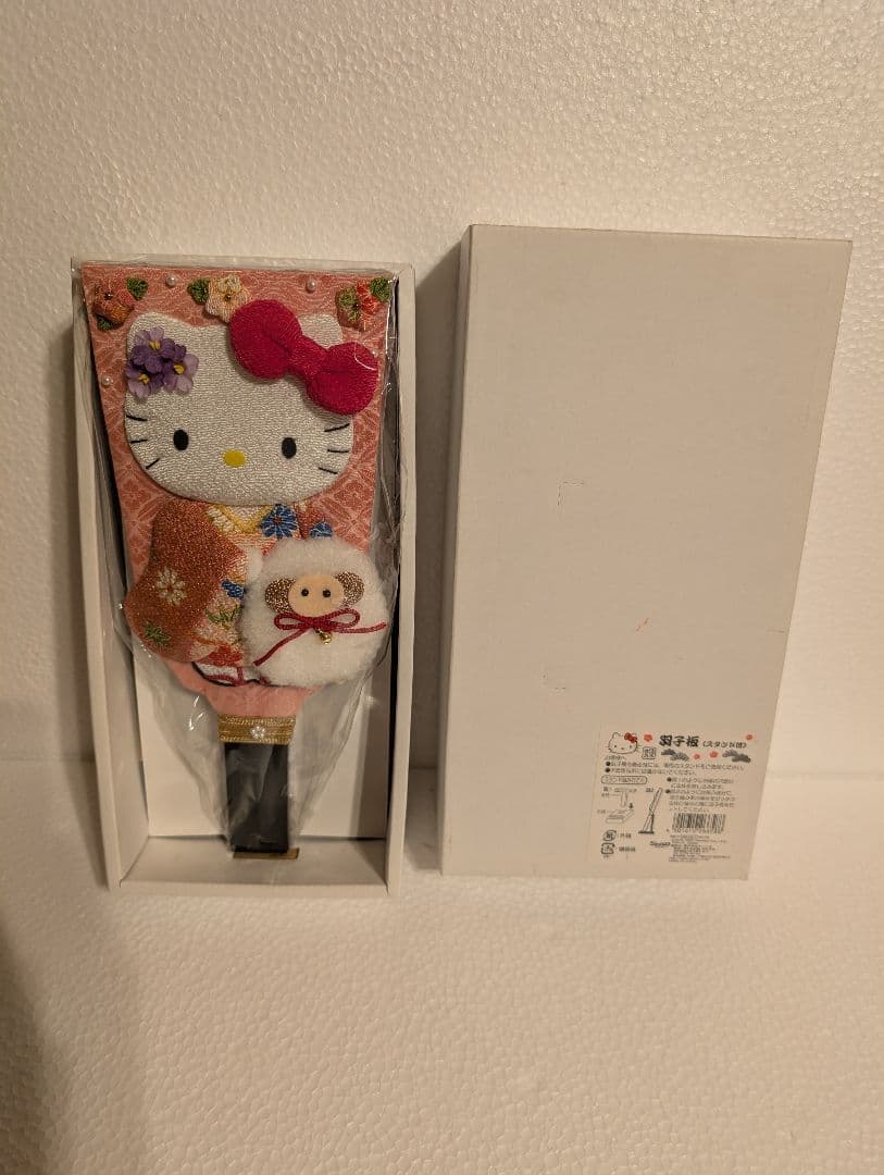 ハローキティ 花柄 羽子板