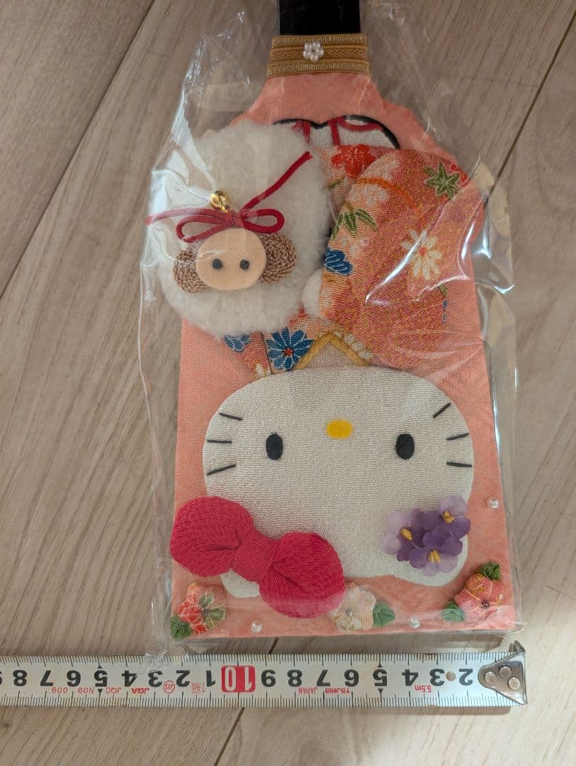ハローキティ 花柄 羽子板