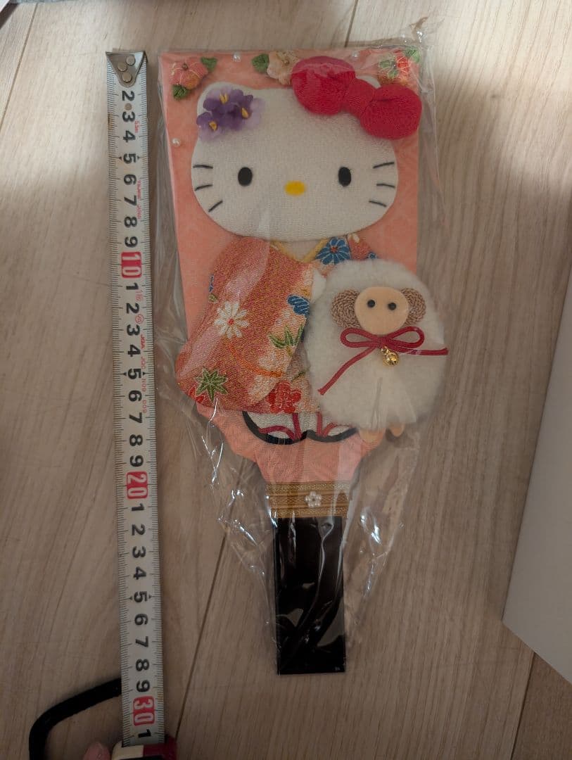 ハローキティ 花柄 羽子板