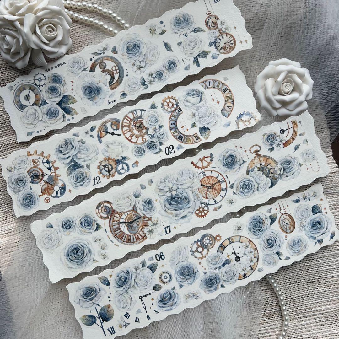 筠水阁文创《冷调回忆》海外マスキングテープ　マステ 【2182】