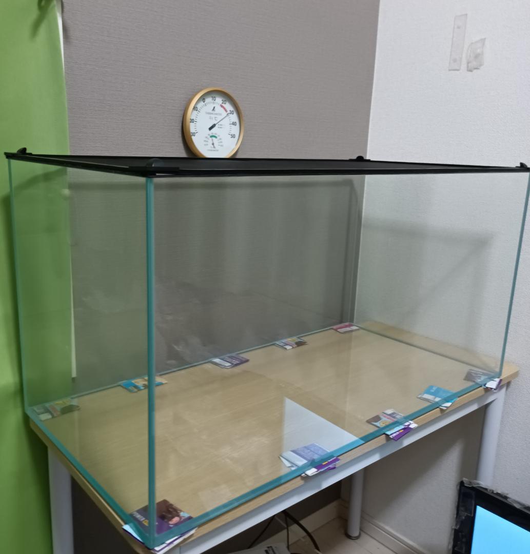アクロ90㎝ガラス水槽　スーパークリアクロスカット 90×45×45㎝