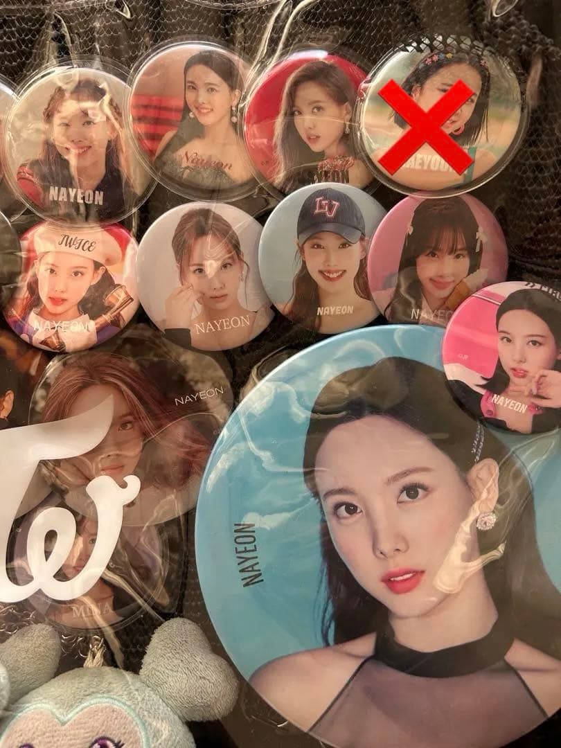 TWICE ナヨン 痛バ トートバッグ 缶バッジ