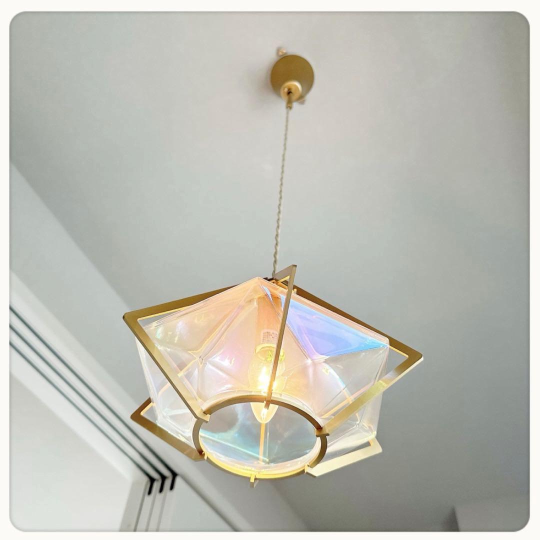 フランフラン　レオン ペンダントランプ オーロラ　照明　電球　シャンデリア