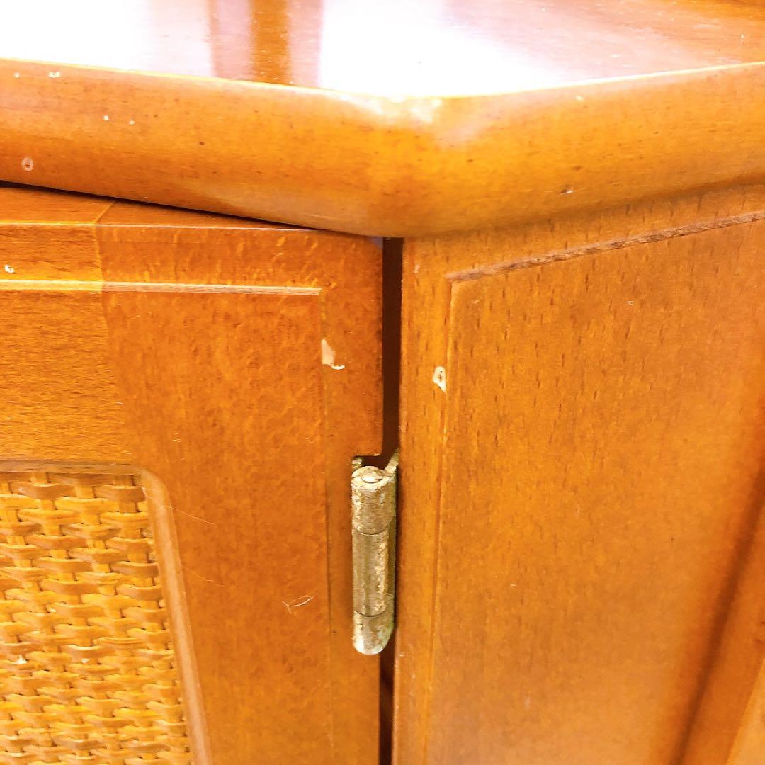 オールドカリモク コーナー台 花台 棚 電話台 ミッドセンチュリー ヴィンテージ