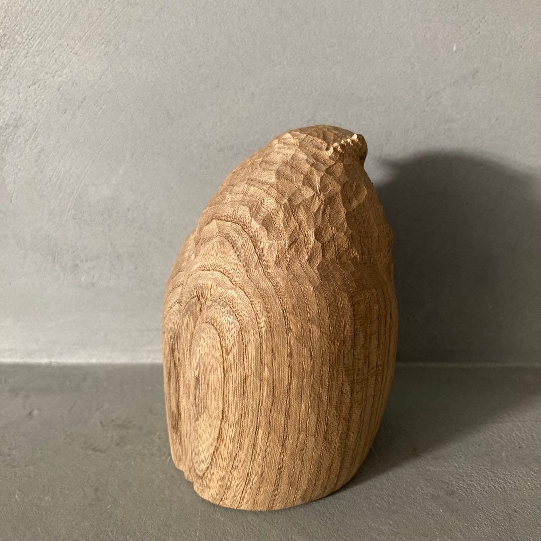 金岡茂幸 フクロウ ミミズク 彫刻 木彫り