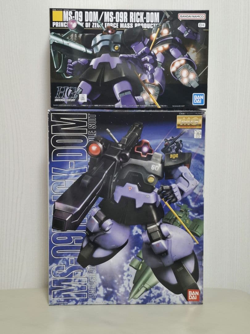 リック・ドム 1/100 MG & 1/144 HG