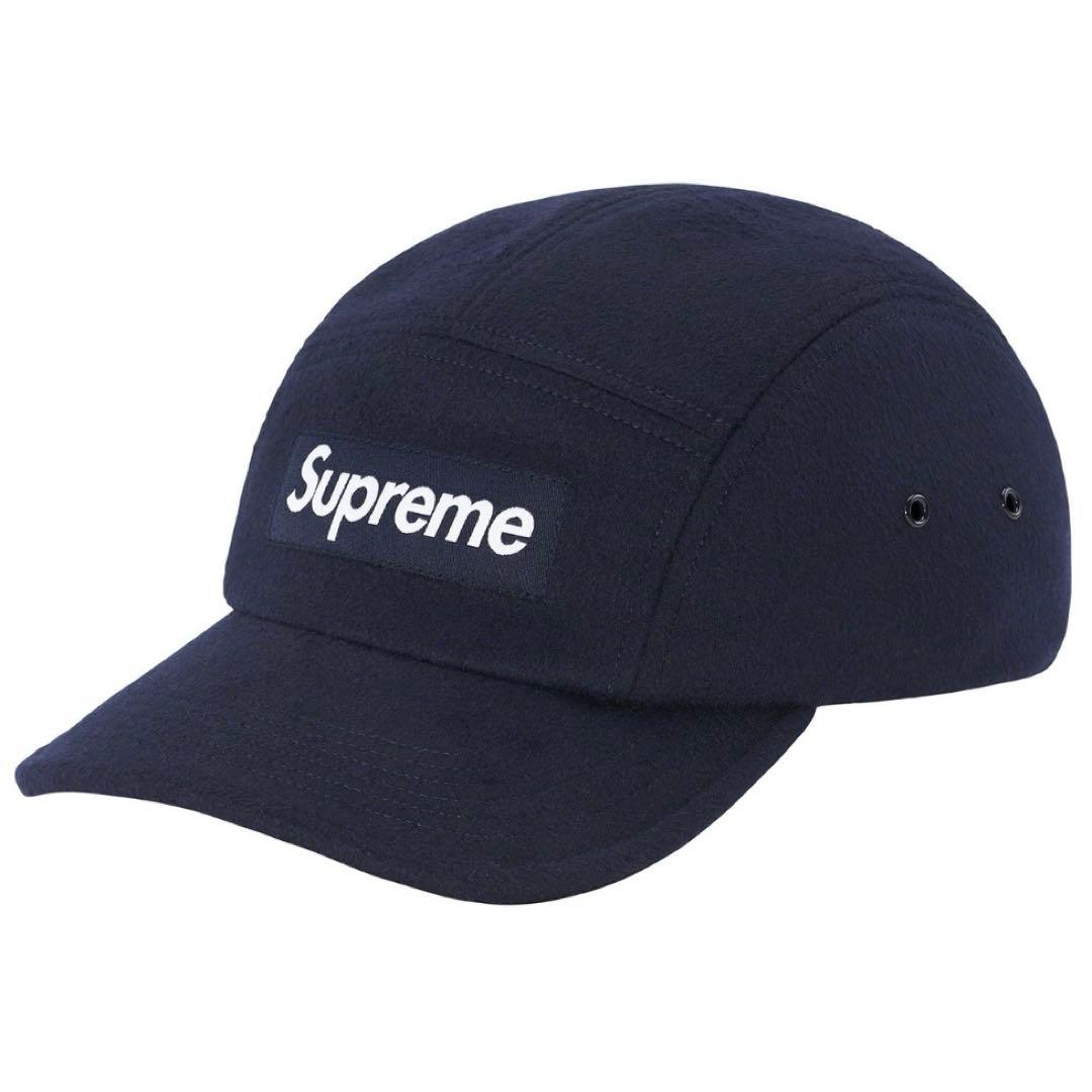 Supreme 20fw Wool Campcap Navy ロロピアーナ