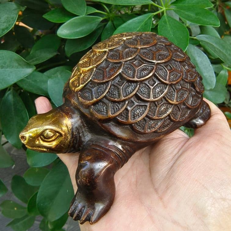 金銭亀 銅製 茶道具 茶寵 工芸品 美術品 置物