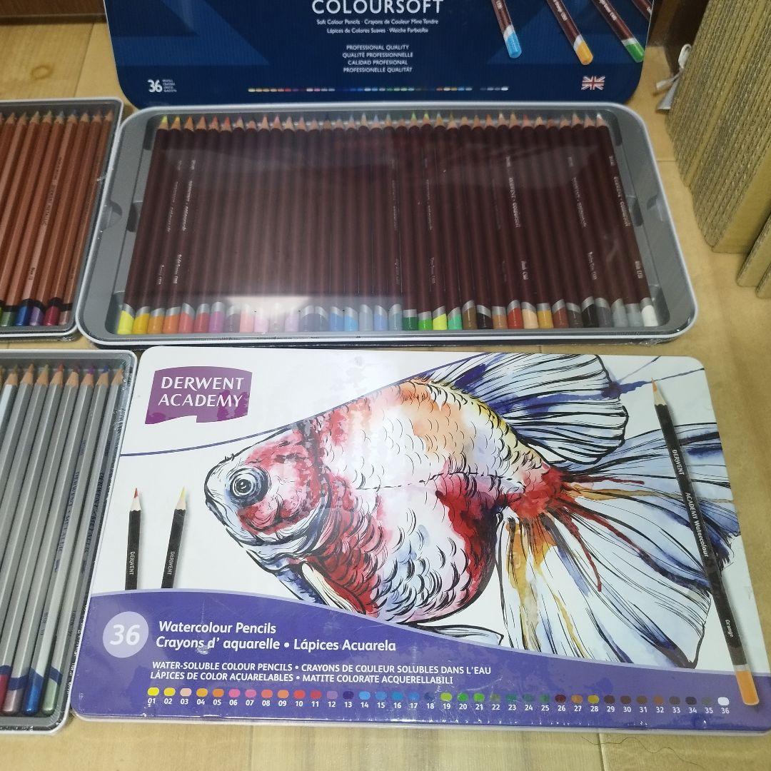 【15点まとめ売り】DERWENT 色鉛筆 スケッチブックなど 未使用
