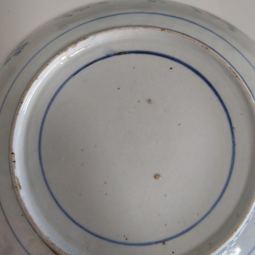 古伊万里 染付 鮎図 皿