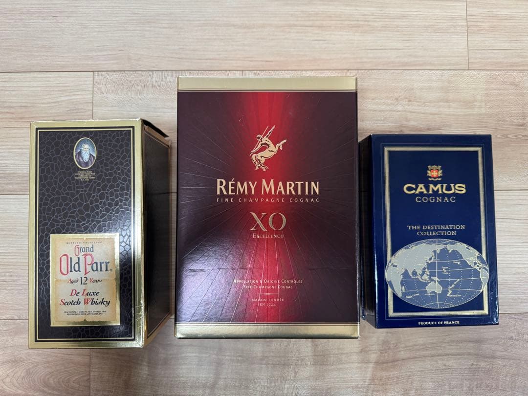 REMY MARTIN XO未開封　他古酒2本